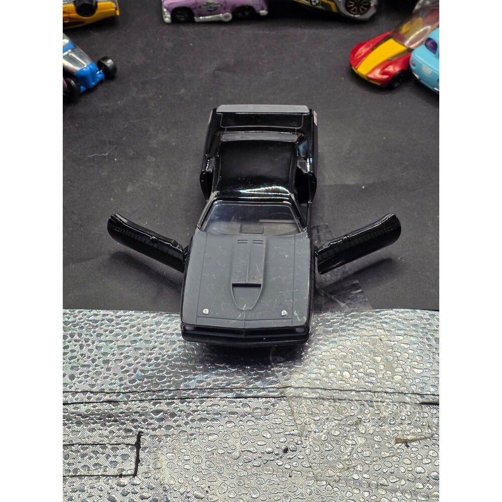 Fast & Furious Black Plymouth Barracuda Diecast – Opening Doors